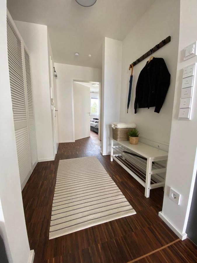 Modernes Apartment Am Hafen Mit Seeblick Grossraeschen Extérieur photo